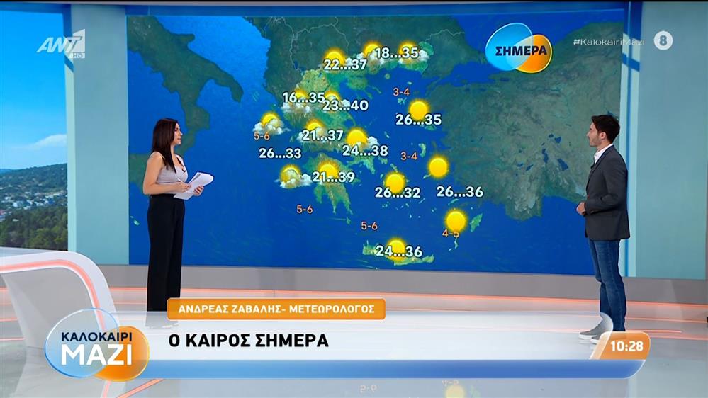 Καιρός - Καλοκαίρι Μαζί - 26/08/2026