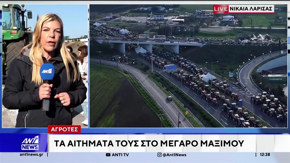 Νίκαια Λάρισας: Οι αγρότες κλιμακώνουν τον αγώνα τους