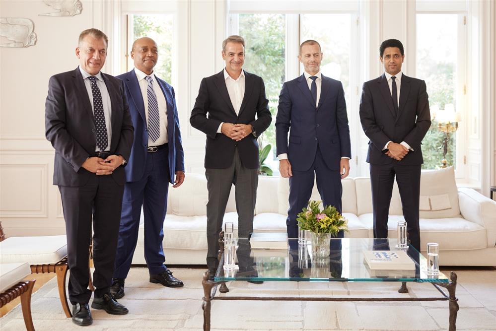 Μητσοτάκης - Πρόεδρος UEFA Μητσοτάκης - Πρόεδρος UEFA