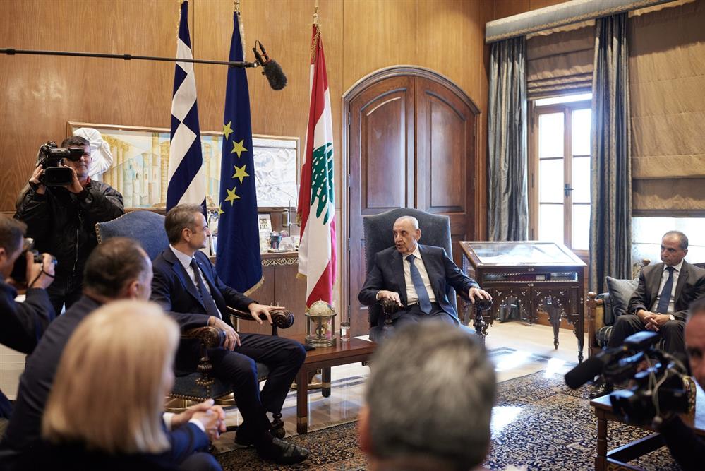 Μητσοτάκης από Λίβανο: Είμαστε έτοιμοι να στηρίξουμε τη σταθερότητα και την ειρήνη