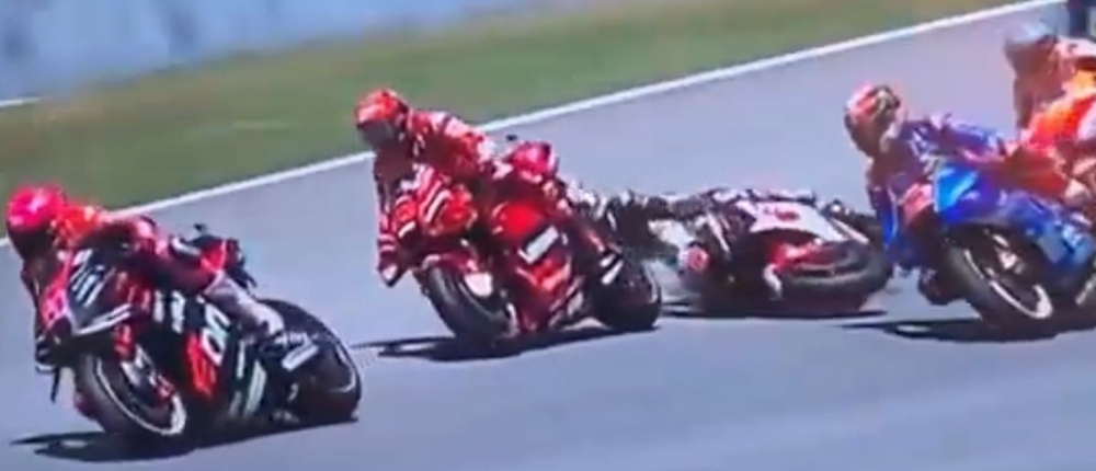 Moto GP Βαρκελώνης - ατύχημα