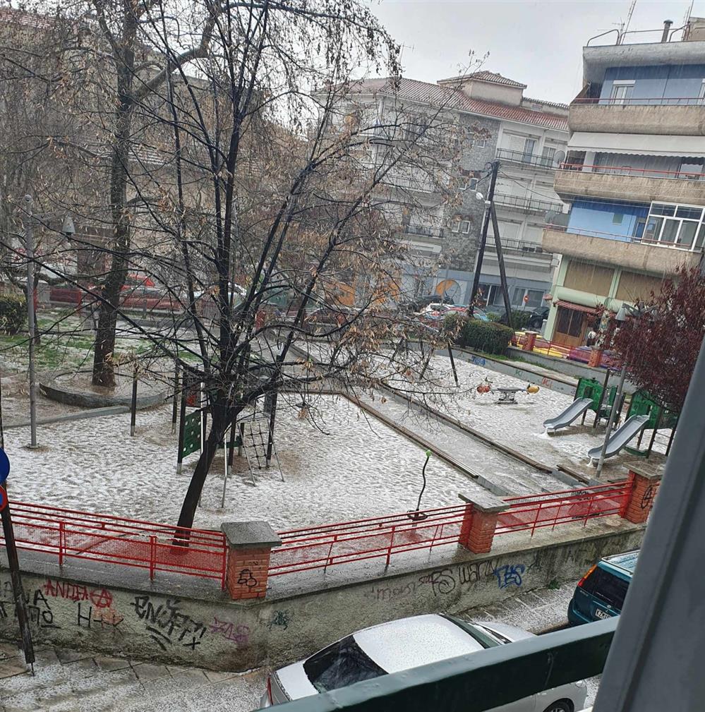 Κοζάνη - Χαλάζι - Πλημμύρα