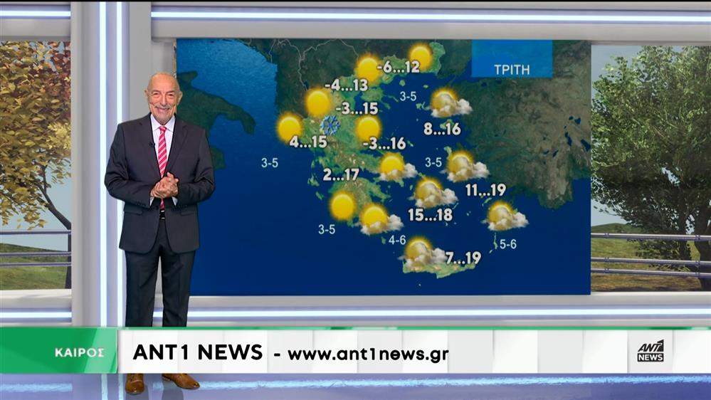 Δελτίο καιρού στις 20:00 – 28-12-2025 
