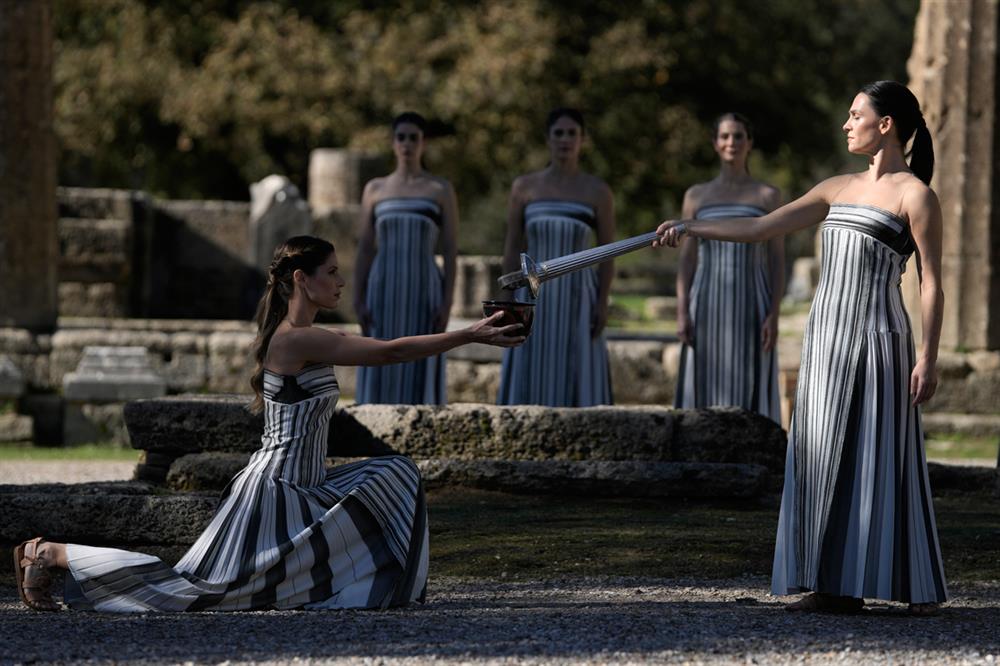 Μαίρη Μηνά: Στην τελική πρόβα για την Τελετή Αφής της Ολυμπιακής Φλόγας για τους Χειμερινούς Ολυμπιακούς Αγώνες Milano/Cortina 2026
