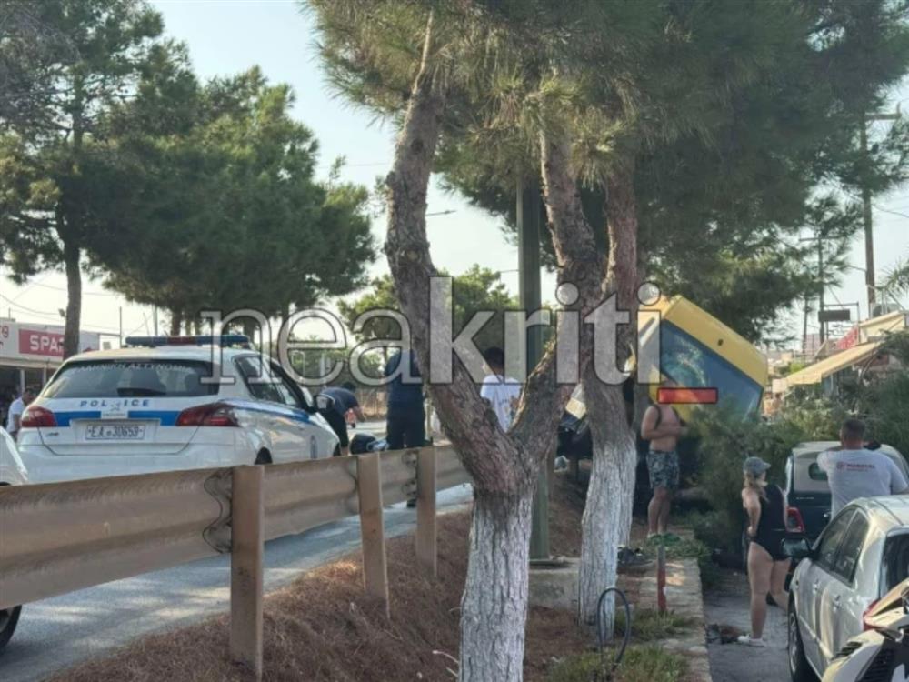 Χερσόνησος - τροχαίο - παράσυρση