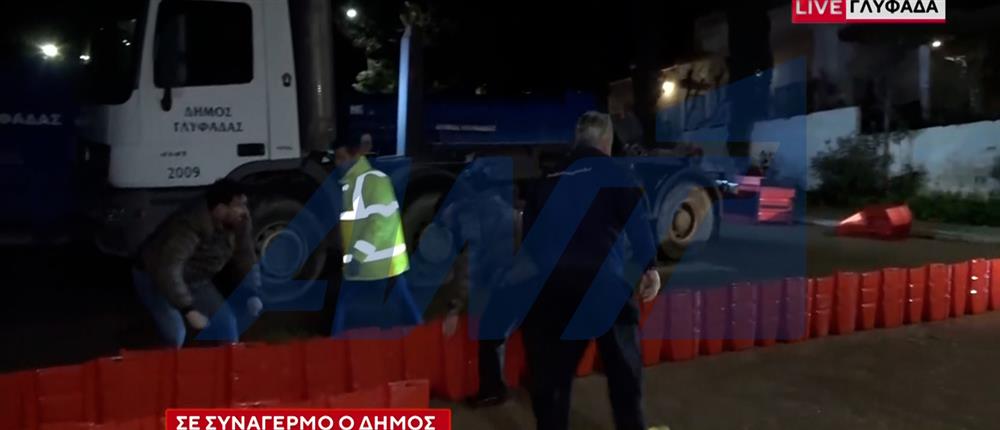 Σε συναγερμό η Γλυφάδα: Έκτακτα έργα ενόψει νέας κακοκαιρίας
