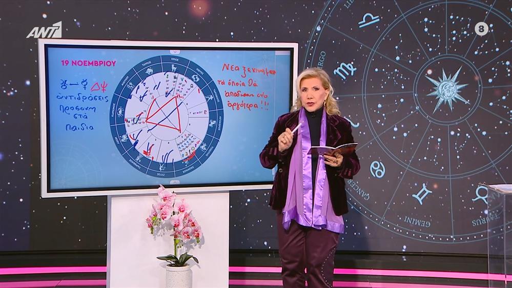 Αστρολογία με την υπογραφή της Λίτσας Πατέρα| Σκορπιός (19/11/2025)

