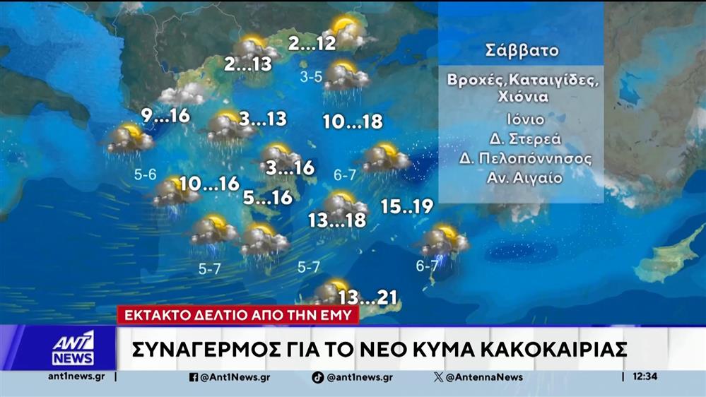 Επιδείνωση θα παρουσιάσει ο καιρός