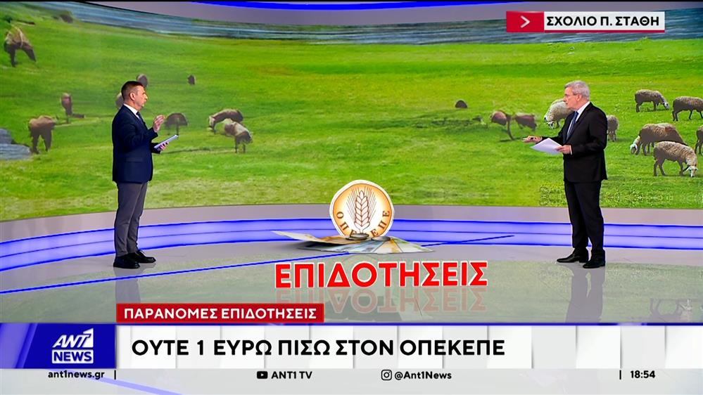 Παναγιώτης Στάθης για παράνομες επιδοτήσεις: Ούτε 1 ευρώ πίσω στον ΟΠΕΚΕΠΕ