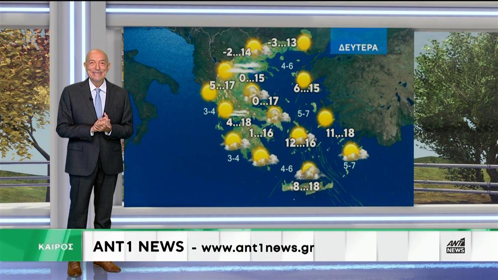 Δελτίο καιρού στις 20:00 – 13-12-2025