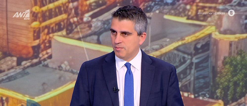 Χρίστος Δήμας στον ΑΝΤ1: Την Πέμπτη τα υπόλοιπα 10 χιλιόμετρα του αυτοκινητοδρόμου "Πάτρα – Πύργος" (βίντεο)