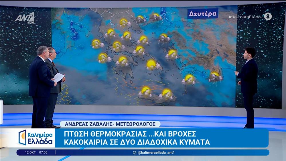 Καιρός - Καλημέρα Ελλάδα - 12/10/2026