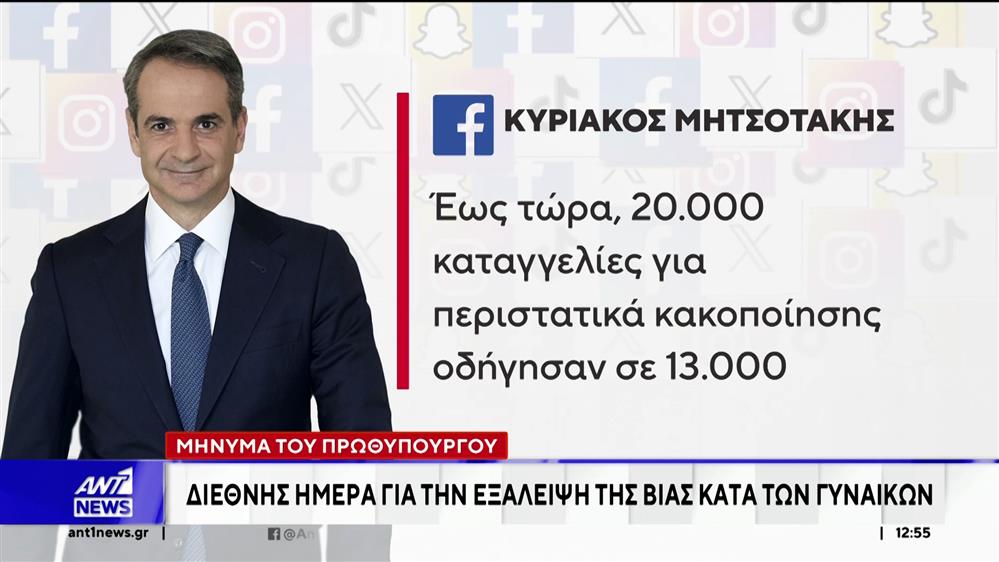 Διεθνής ημέρα για την εξάλειψη της βίας κατά των γυναικών 
