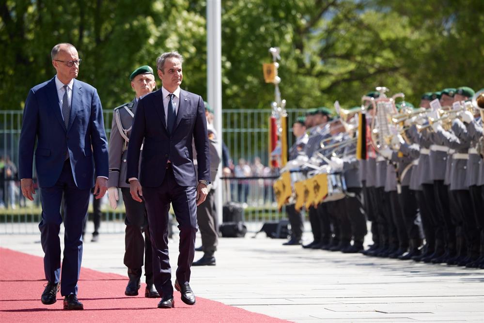 Μητσοτάκης - Μερτς - Επίσκεψη στη Γερμανία