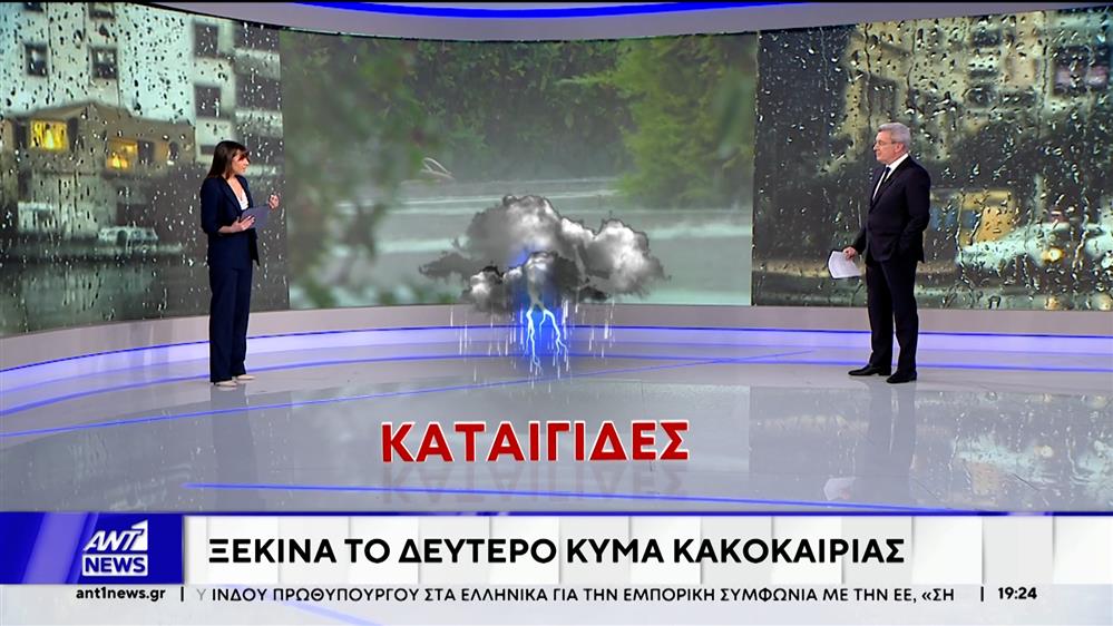 Προ των πυλών είναι το δεύτερο κύμα κακοκαιρίας