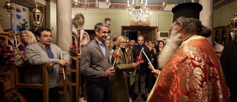 Κυριάκος Μητσοτάκης - Μαρέβα Γκραμπόβσκι - Ανάσταση - Τήνος Κυριάκος Μητσοτάκης - Μαρέβα Γκραμπόβσκι - Ανάσταση - Τήνος