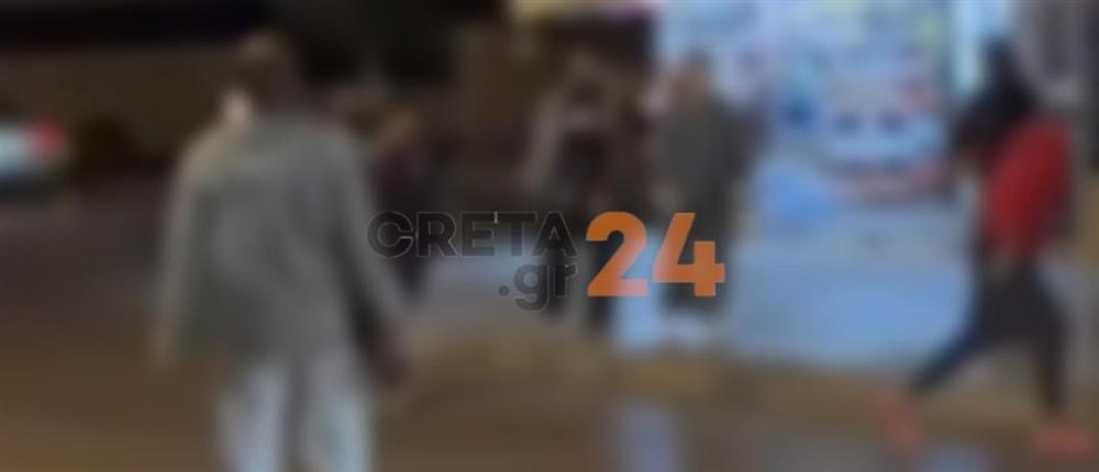 Αιματηρή συμπλοκή στο κέντρο του Ηρακλείου μεταξύ ομάδας αλλοδαπών (βίντεο)
