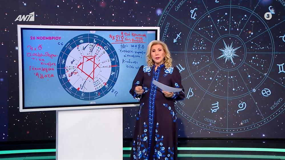 Αστρολογία με την υπογραφή της Λίτσας Πατέρα| Σκορπιός (26/11/2025)