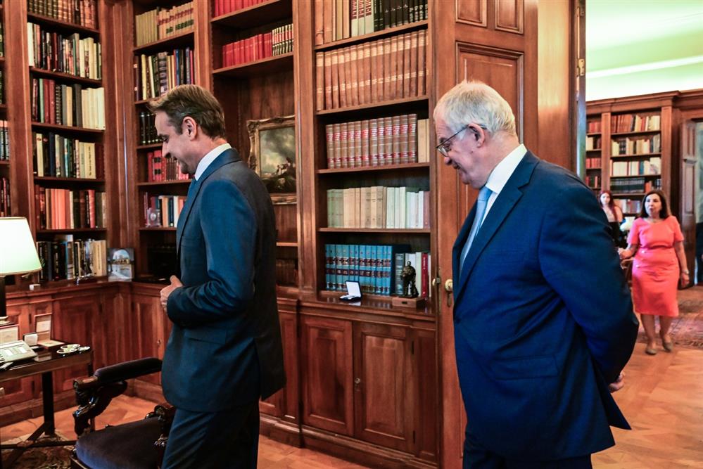 Μητσοτάκης - Τασούλας - Συνάντηση Μητσοτάκης - Τασούλας - Συνάντηση