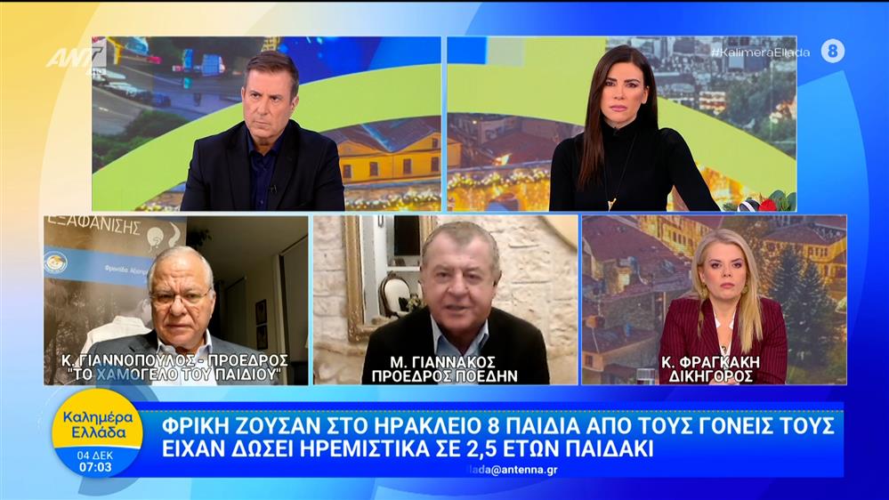 Φρίκη ζούσαν στο Ηράκλειο 8 παιδιά από τους γονείς τους – Καλημέρα Ελλάδα – 04/12/2025