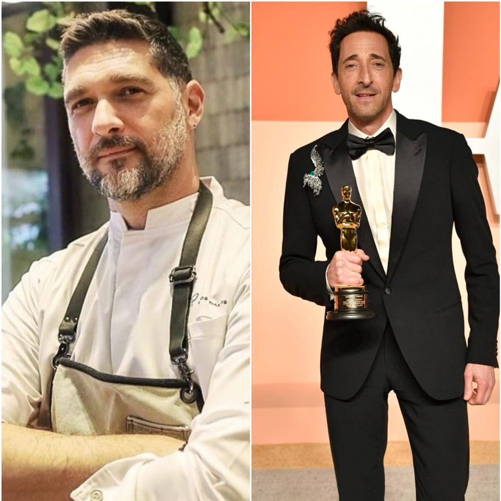 Adrien Brody: Η φωτογραφία με τον Πάνο Ιωαννίδη και το γεύμα στο εστιατόριο του
