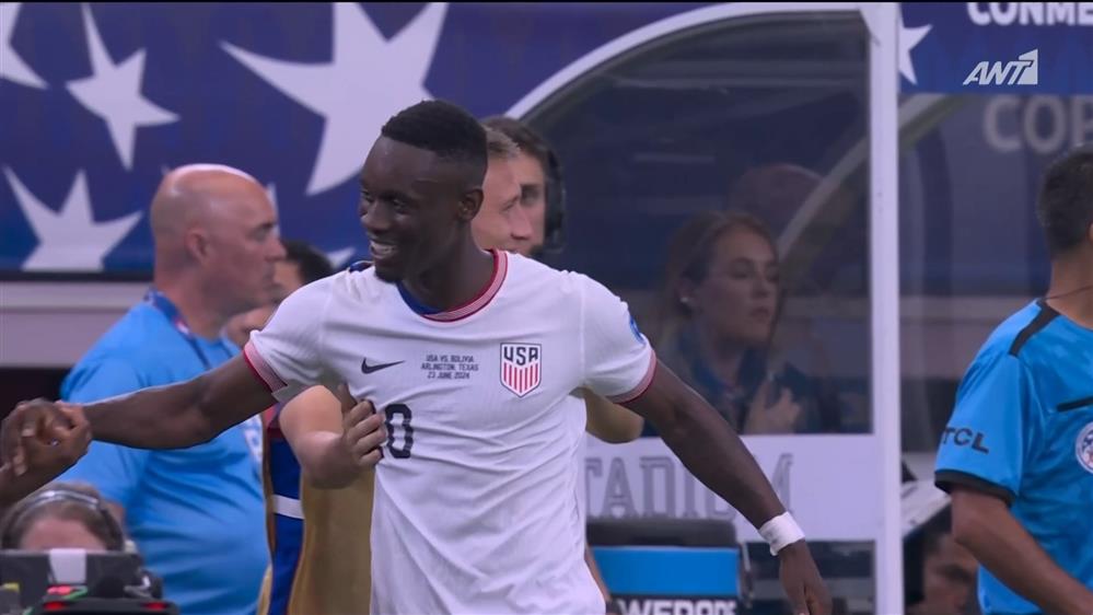 COPA AMERICA 2024| HΠΑ - Βολιβία | 2-0 για τις ΗΠΑ στο 43', με ωραίο συρτό σουτ από τον Μπάλογκαν