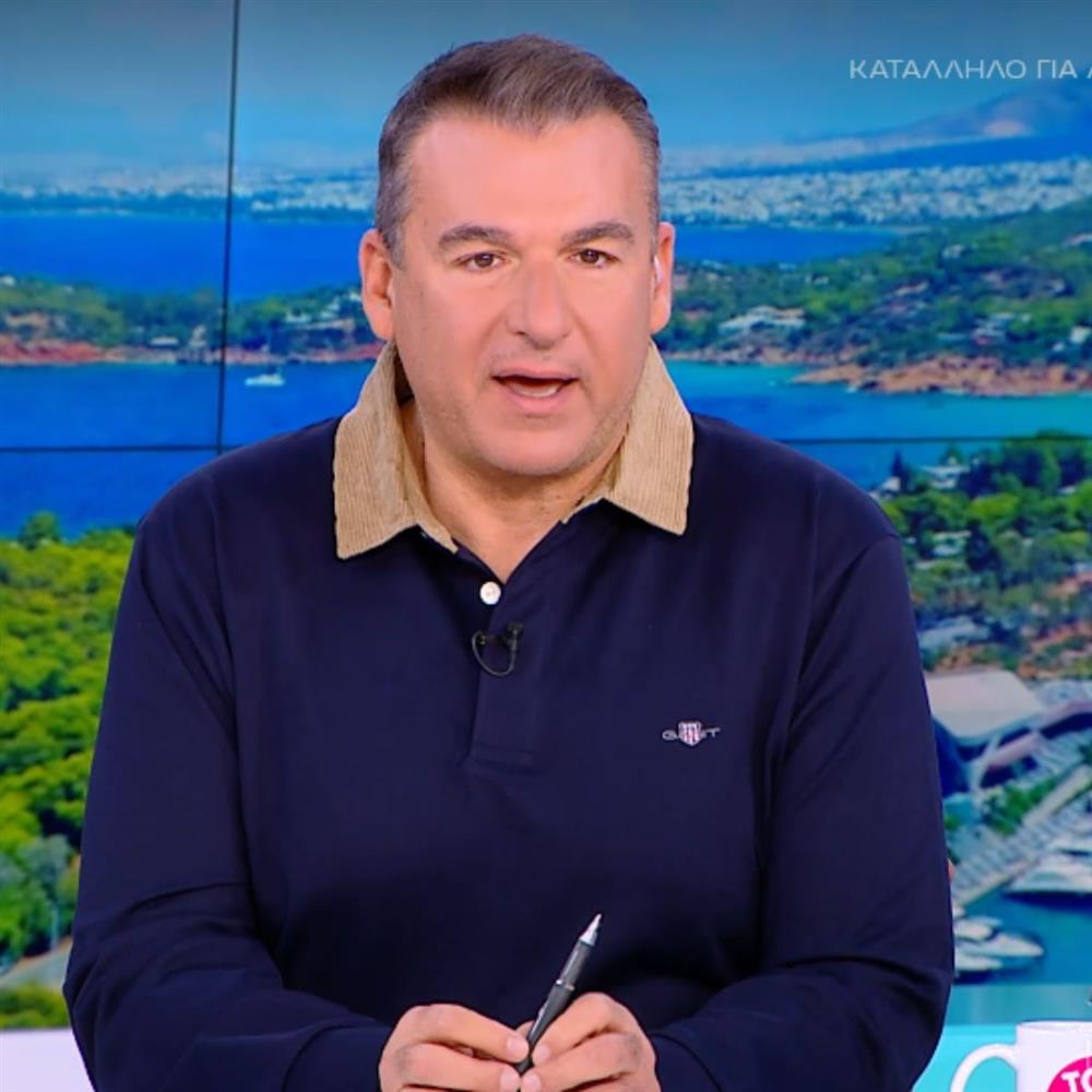 Γιώργος Λιάγκας: Επέστρεψε στο "Πρωινό" μετά το ατύχημα που είχε στο σπίτι του - "Έπεσα, έπαθα ζημιά στη σπονδυλική στήλη"