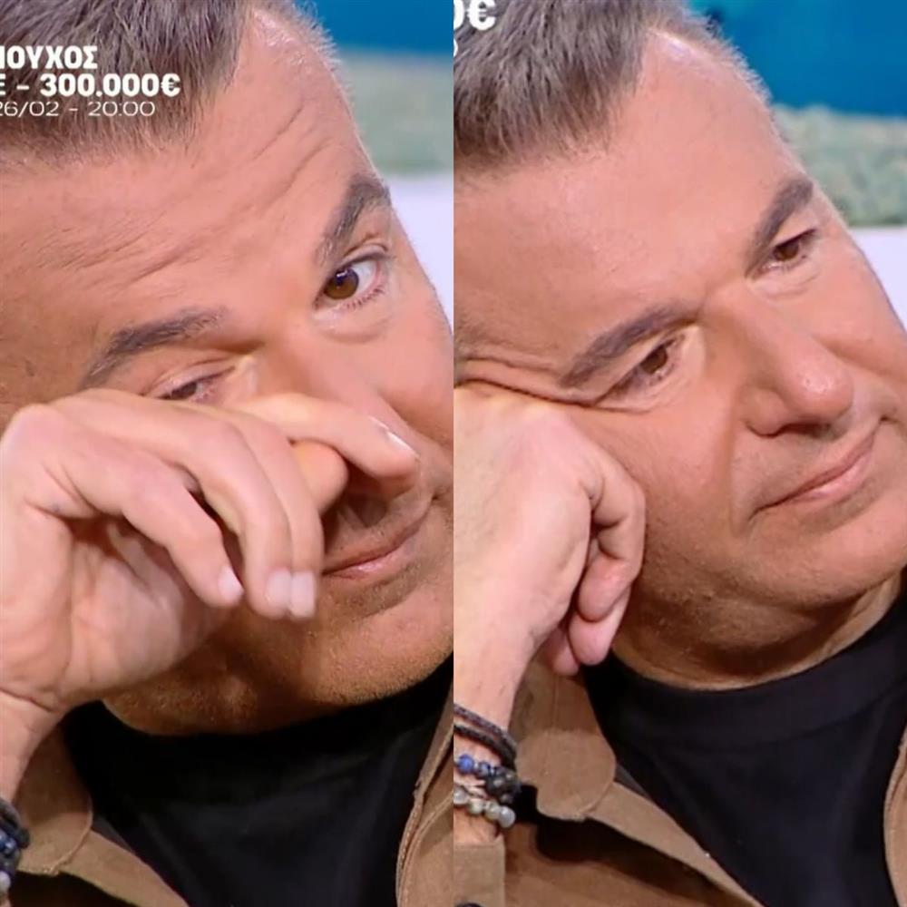 Γιώργος Λιάγκας: Η on air συγκίνηση του παρουσιαστή με τον καλεσμένο του