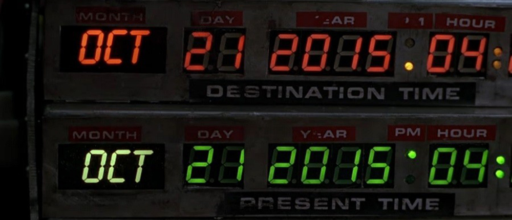 back to the future - ταινία - σήμερα - ημερομηνία - 21 Οκτωβρίου 2015
