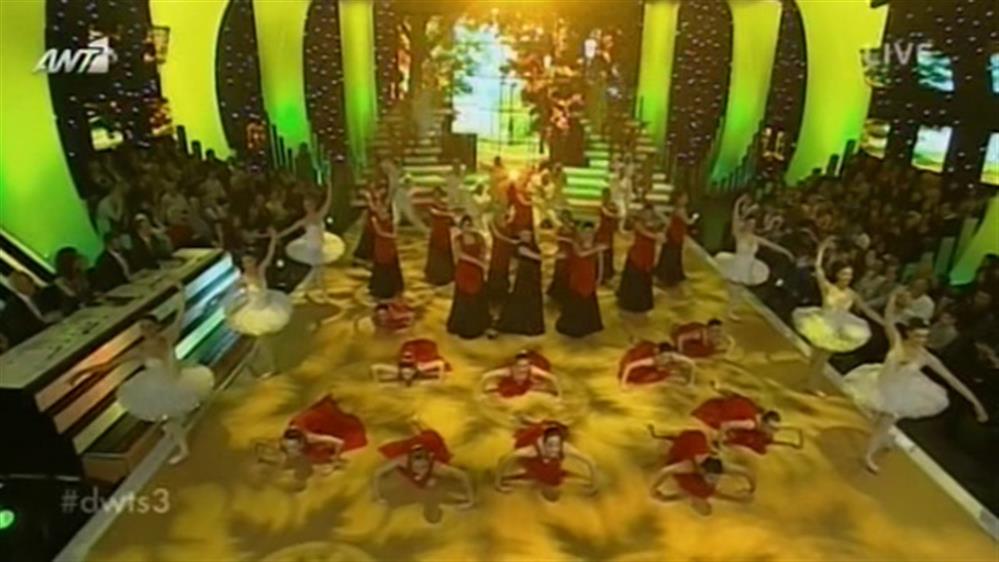 Ο Φωκάς Ευαγγελινός στο DWTS 3