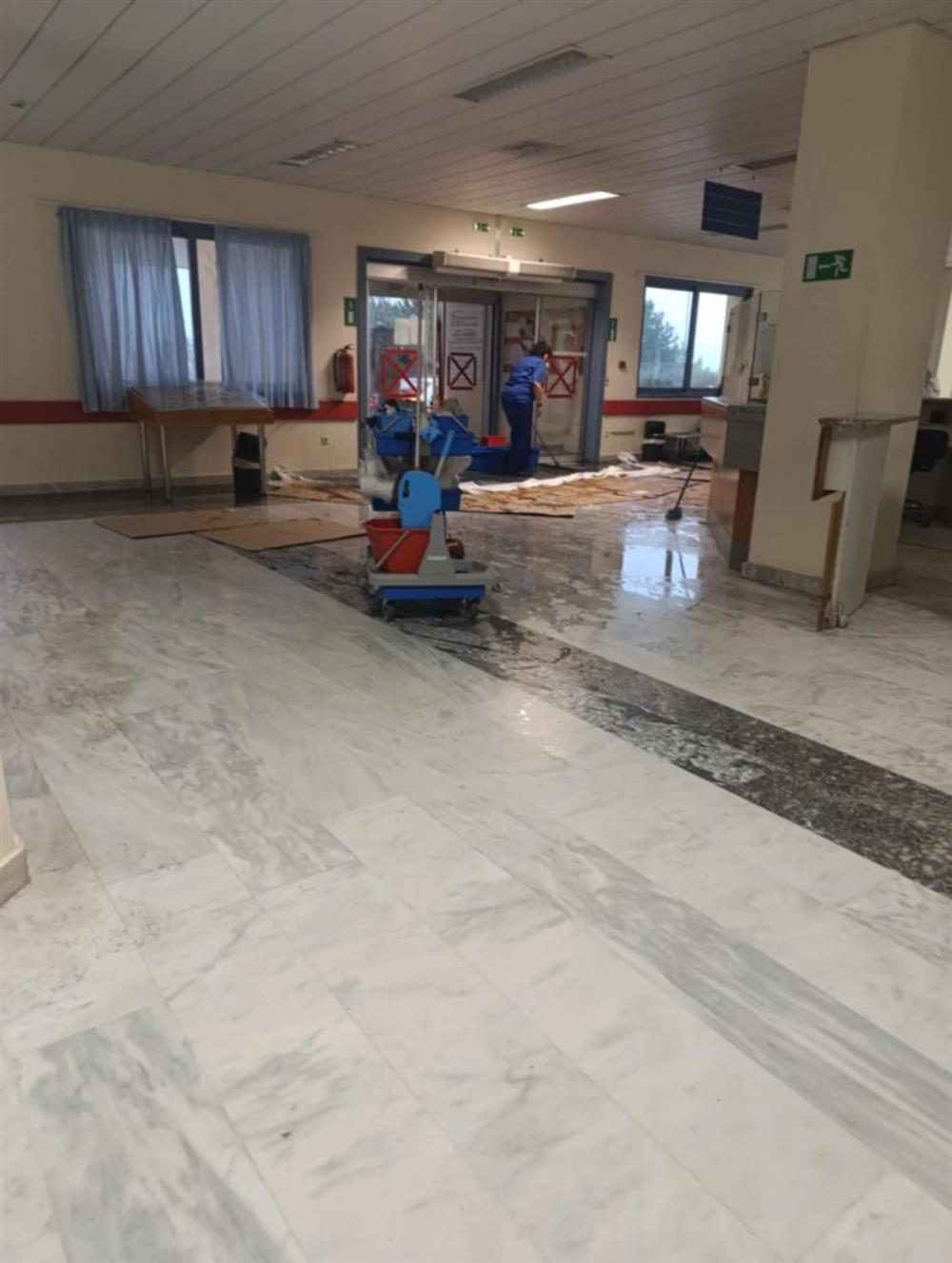 Κακοκαιρία - Νοσοκιομείο Χανιών - Πλημμύρα