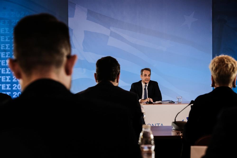 Μητσοτάκης - Διακαναλική συνέντευξη Τύπου