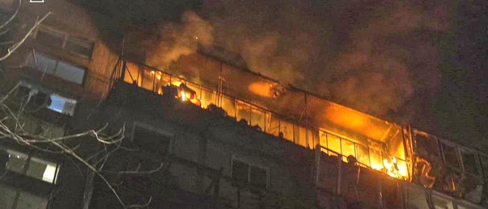 Ουκρανία: Μπαράζ ρωσικών επιθέσεων στο Κίεβο