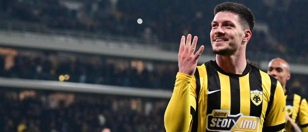 ΑΕΚ – Παναθηναϊκός: Θρίαμβος της “Ένωσης” με δήμιο τον Γιόβιτς