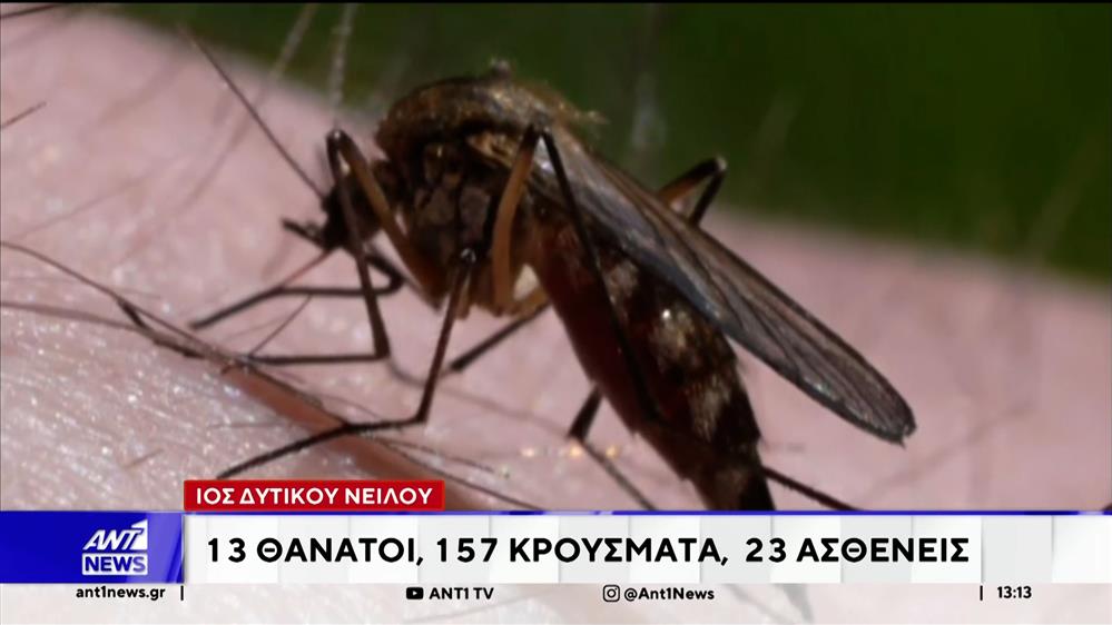 Ανησυχητικά είναι τα τελευταία επιδημιολογικά στοιχεία για τον ιό του Δυτικού Νείλου