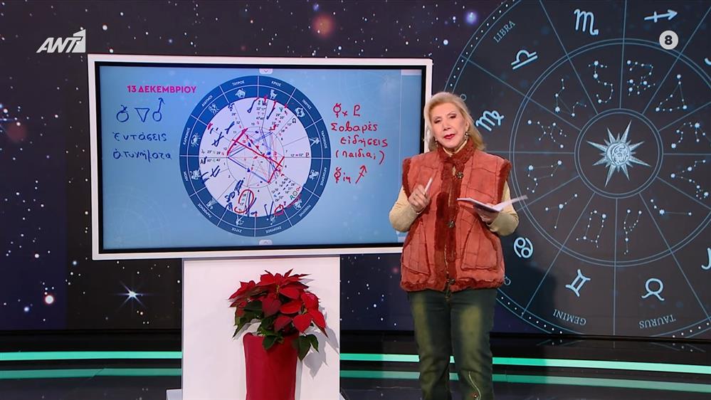Αστρολογία με την υπογραφή της Λίτσας Πατέρα| Τοξότης (13/12/2025)