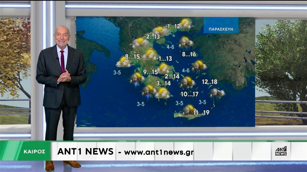 Δελτίο καιρού στις 20:00 – 21-01-2026