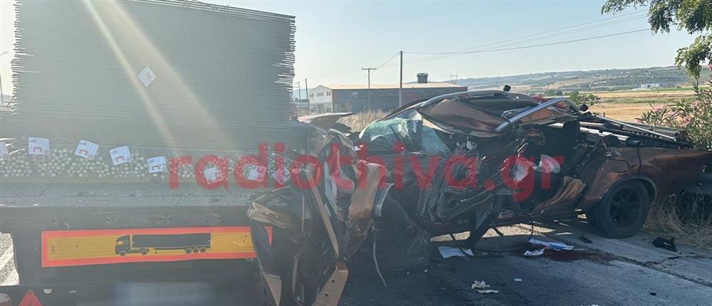 Νεκρός 56χρονος μετά από τροχαίο με φορτηγό στην Ε.Ο Θήβας - Λιβαδειάς (βίντεο)