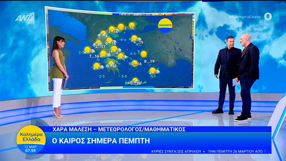 Καιρός - Καλημέρα Ελλάδα - 12/03/2026