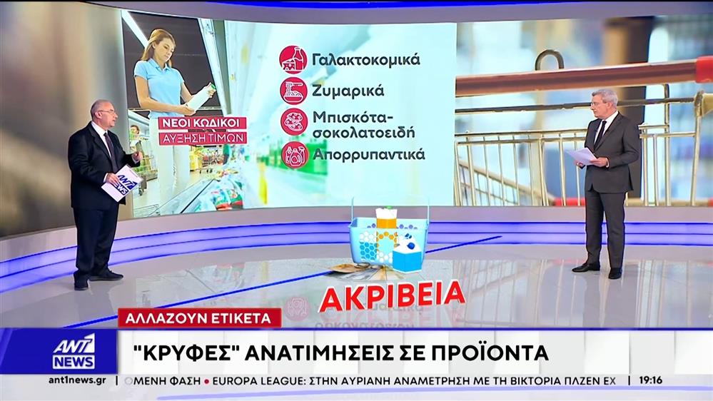 Κρυφές "ανατιμήσεις" σε προϊόντα - Αλλάζουν ετικέτα