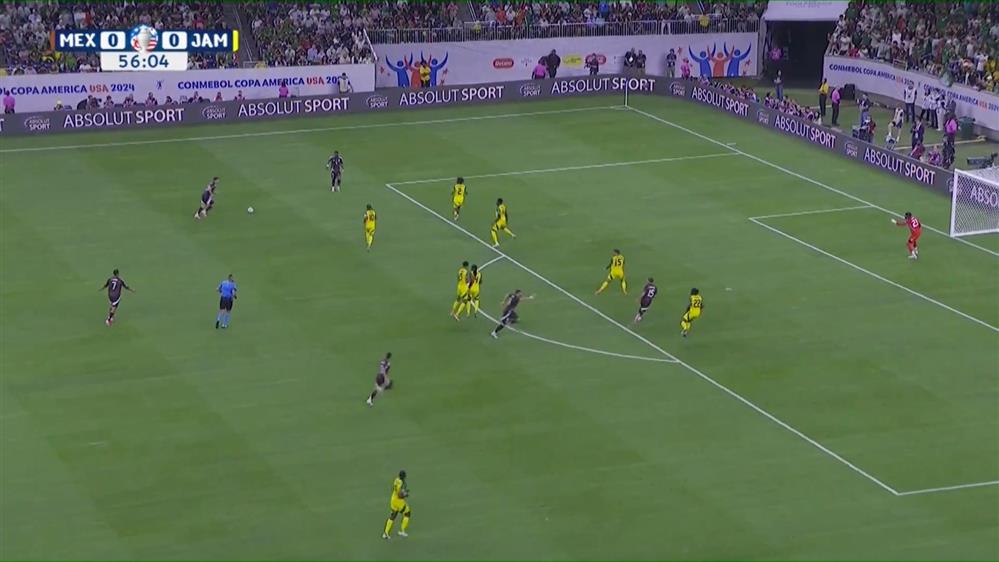 COPA AMERICA 2024 | Μεξικό - Τζαμάικα | Διαγώνιο σουτ του Τσάβεζ αναγκάζει τον Γουέιντ να στείλει την μπάλα κόρνερ