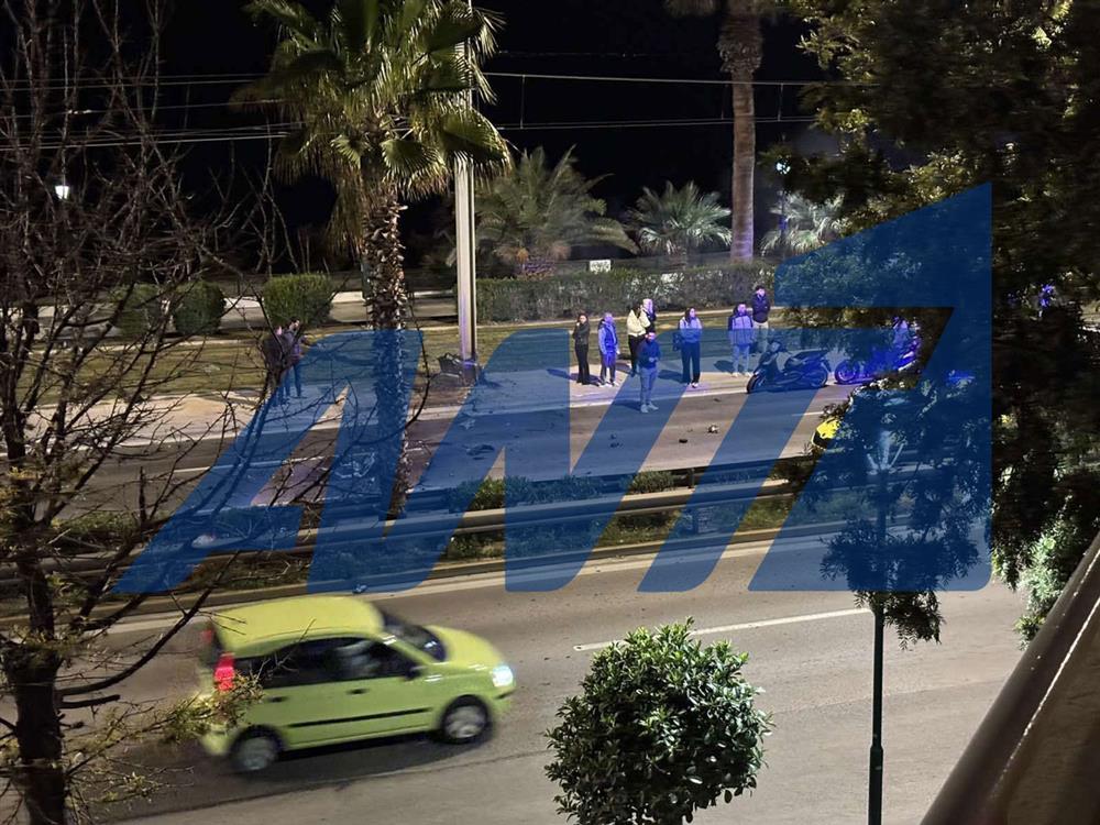 Τροχαίο ατύχημα στην λεωφόρο Ποσειδώνος