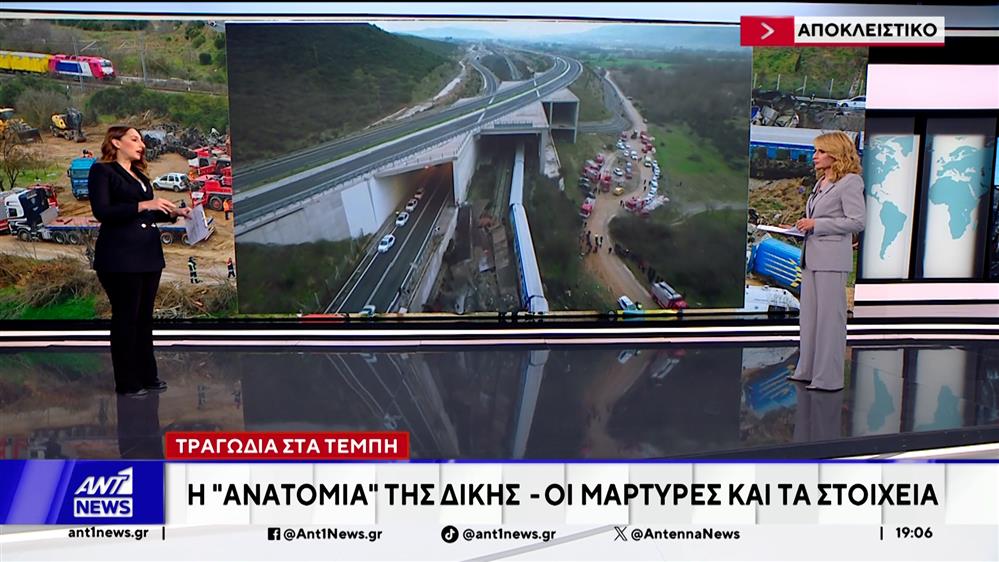 Τραγωδία στα Τέμπη - Η "ακτινογραφία" της δίκης αποκλειστικά στον ΑΝΤ1