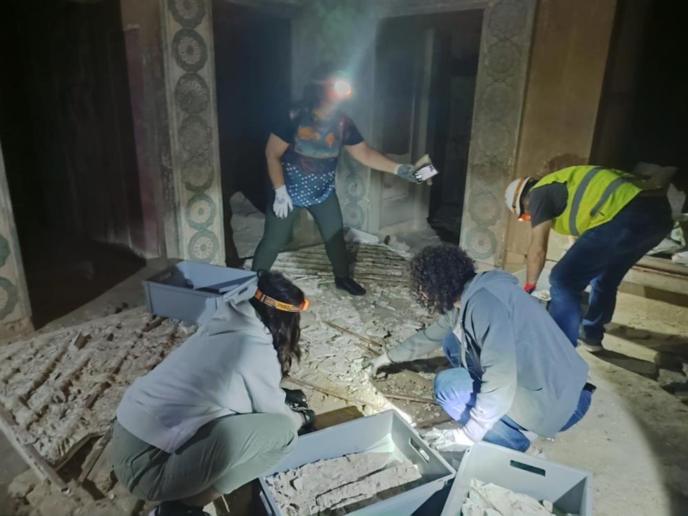 κνωσος - πτωση - τοιχογραφια