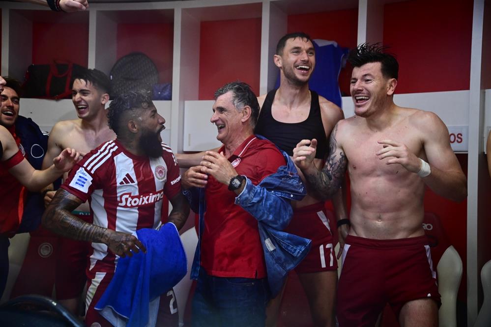 Ολυμπιακός - πανηγυρισμοί