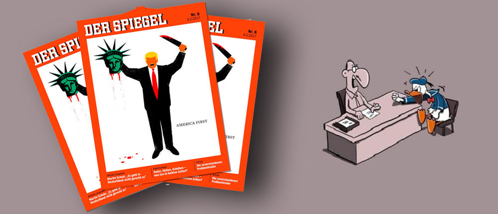 DER SPIEGEL - ΝΤΟΝΑΛΝΤ ΤΡΑΜΠ - ΑΠΟΚΕΦΑΛΙΣΜΟΣ - ΑΓΑΛΜΑ ΕΛΕΥΘΕΡΙΑΣ