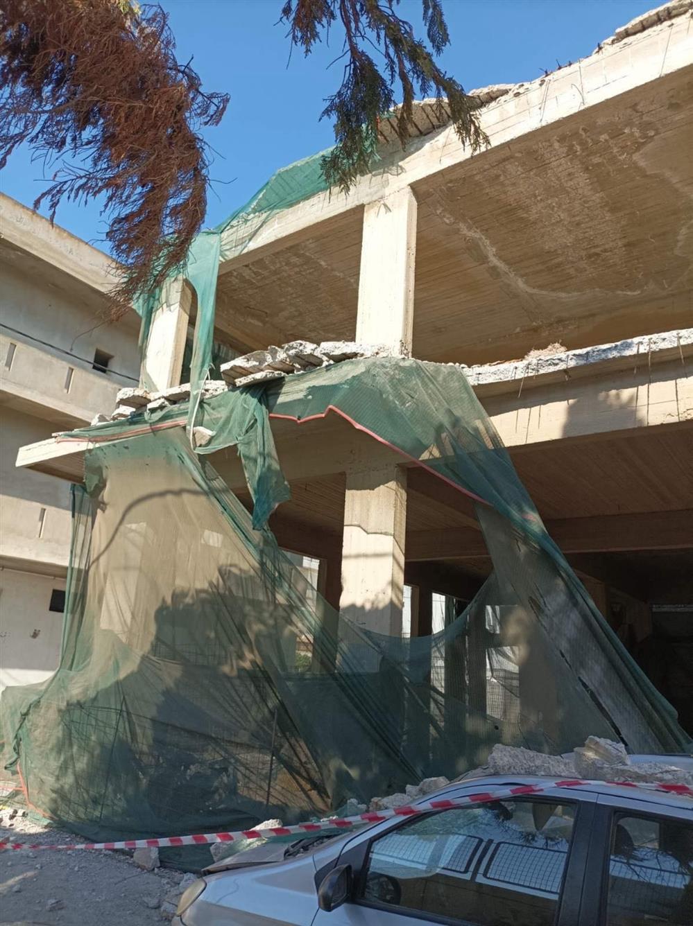 Ηράκλειο - καταρρευση κτηρίου Ηράκλειο - καταρρευση κτηρίου