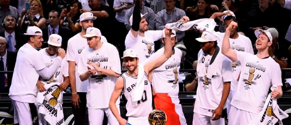 Σαν Αντόνιο Σπερς - ΝΒΑ - πανηγυρισμοί