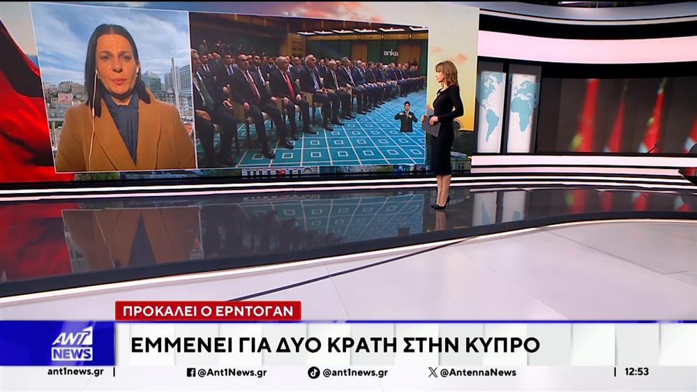 Εμμένει στην γραμμή των δυο κρατών για την Κύπρο, ο Τούρκος Πρόεδρος Ερντογάν