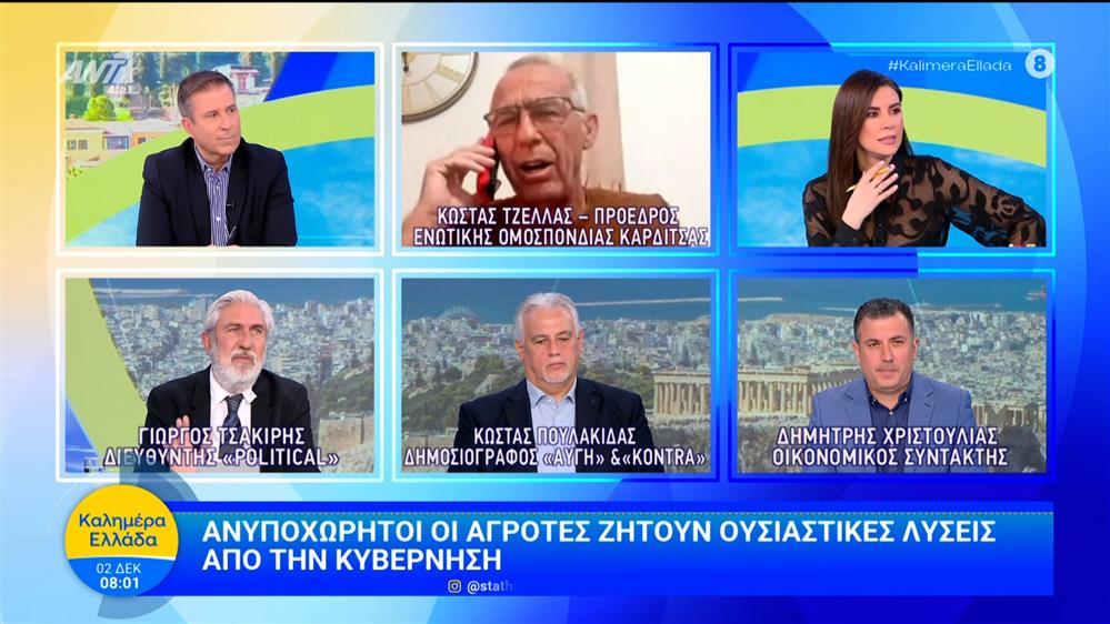 Ανυποχώρητοι οι αγρότες ζητούν ουσιαστικές λύσεις από την κυβέρνηση - Καλημέρα Ελλάδα - 02/12/2025